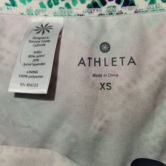 Athleta Womens XS Bikini Set Multicolor 32 B/C Nylon & Lycra-Spandex Blend.4087 - Picture 5 of 6